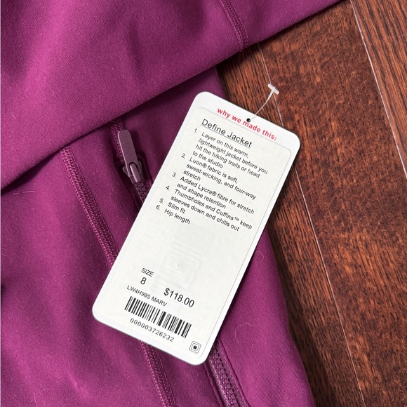 🎉NEW🎉 Lululemon Define Jacket in Marvel (8) - Picture 6 of 8